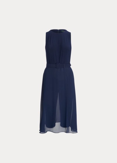 Jumpsuits Ralph Lauren Mujer Azul Marino - Jersey Sleeveless - PJCYH5703